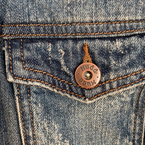 MUDD JEAN VEST JACKET WOMEN SIZE S - Picture 3 of 7